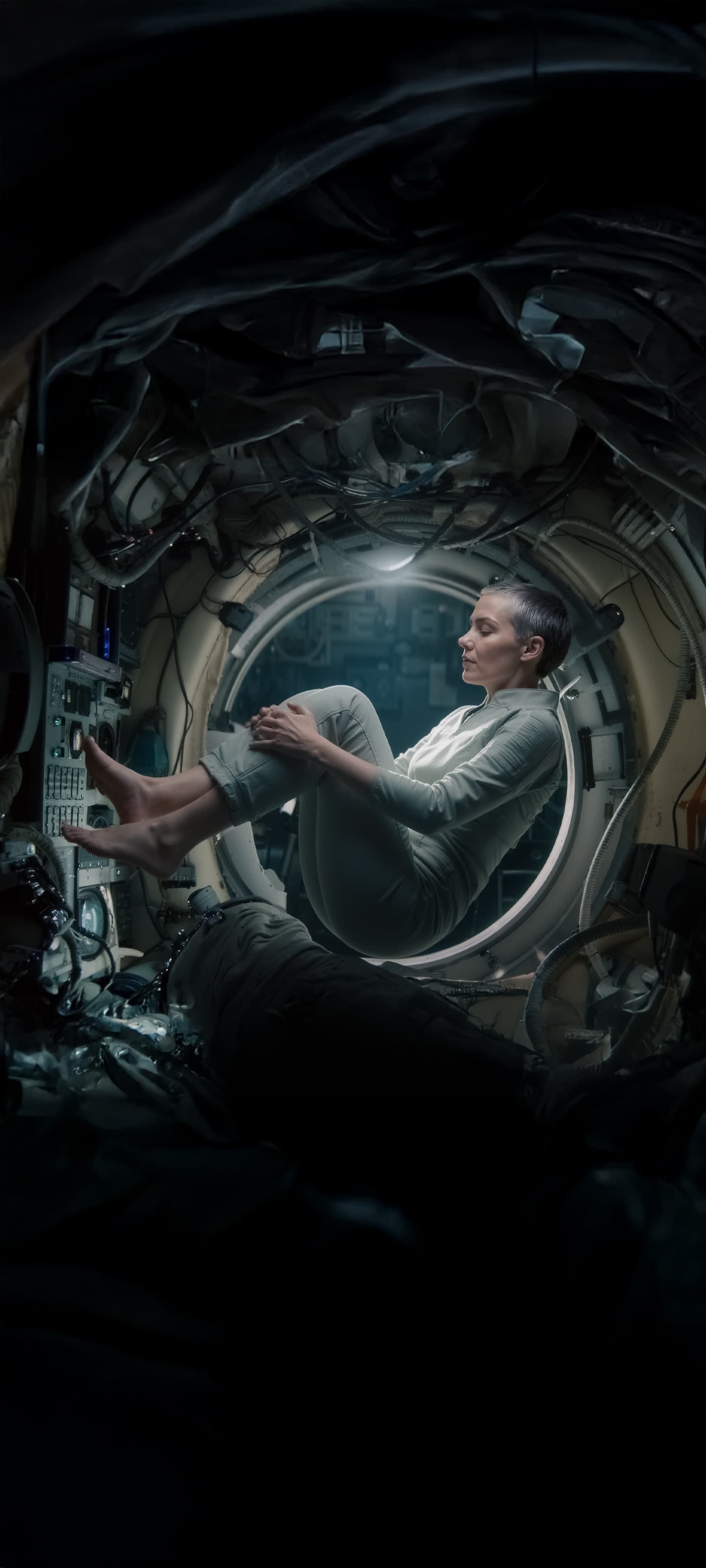 Abstract gradient background with Banana Productions branding